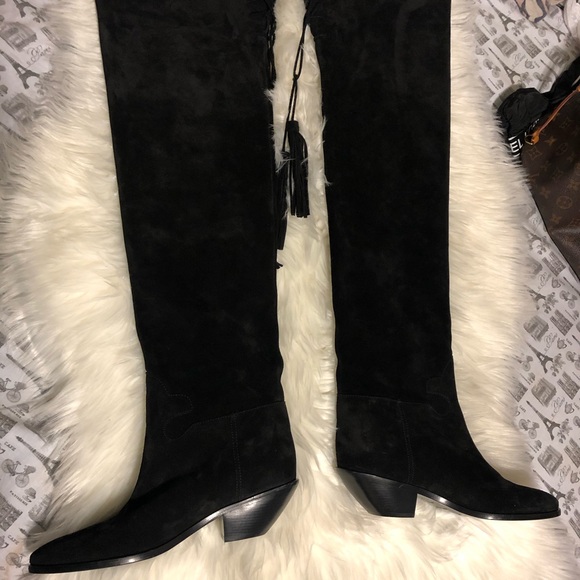 SAINT LAURENT
Lukas West Wyatt Over-The-Knee Boot - Picture 6 of 7